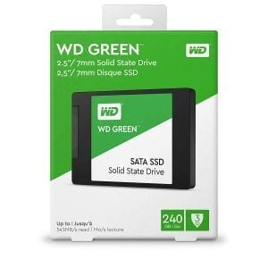 Western Digital WDS240G2G0A 240GB SATA III 6GB/s 2.5 7mm Internal SSD (Green)