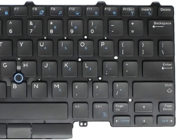 Laptop Replacement Backlit Keyboard With Point Stick For Dell Latitude 14 5000 (e5450) (e5470) 14 7000 (e7450) (e7470) Series